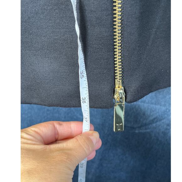 Ted Baker London  Women’s 1 US 4 Jamthun Black Evening Cocktail Dress Gold Zips - Picture 6 of 8